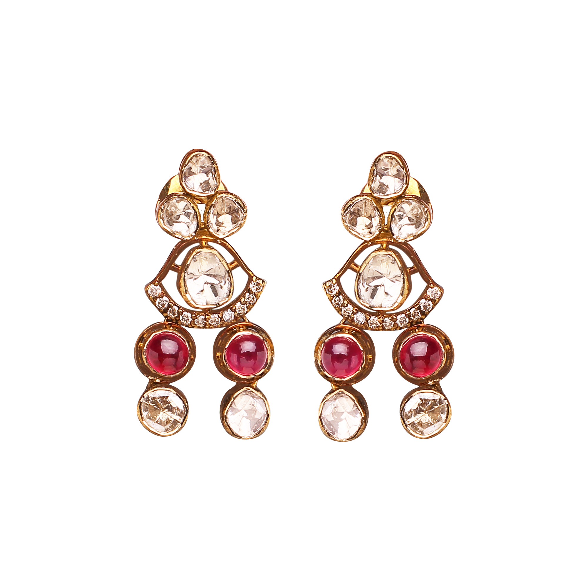 Trim Polki Earrings Trim Polki Earrings