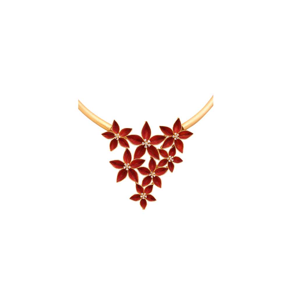 Floral Design Necklace Floral Design Necklace