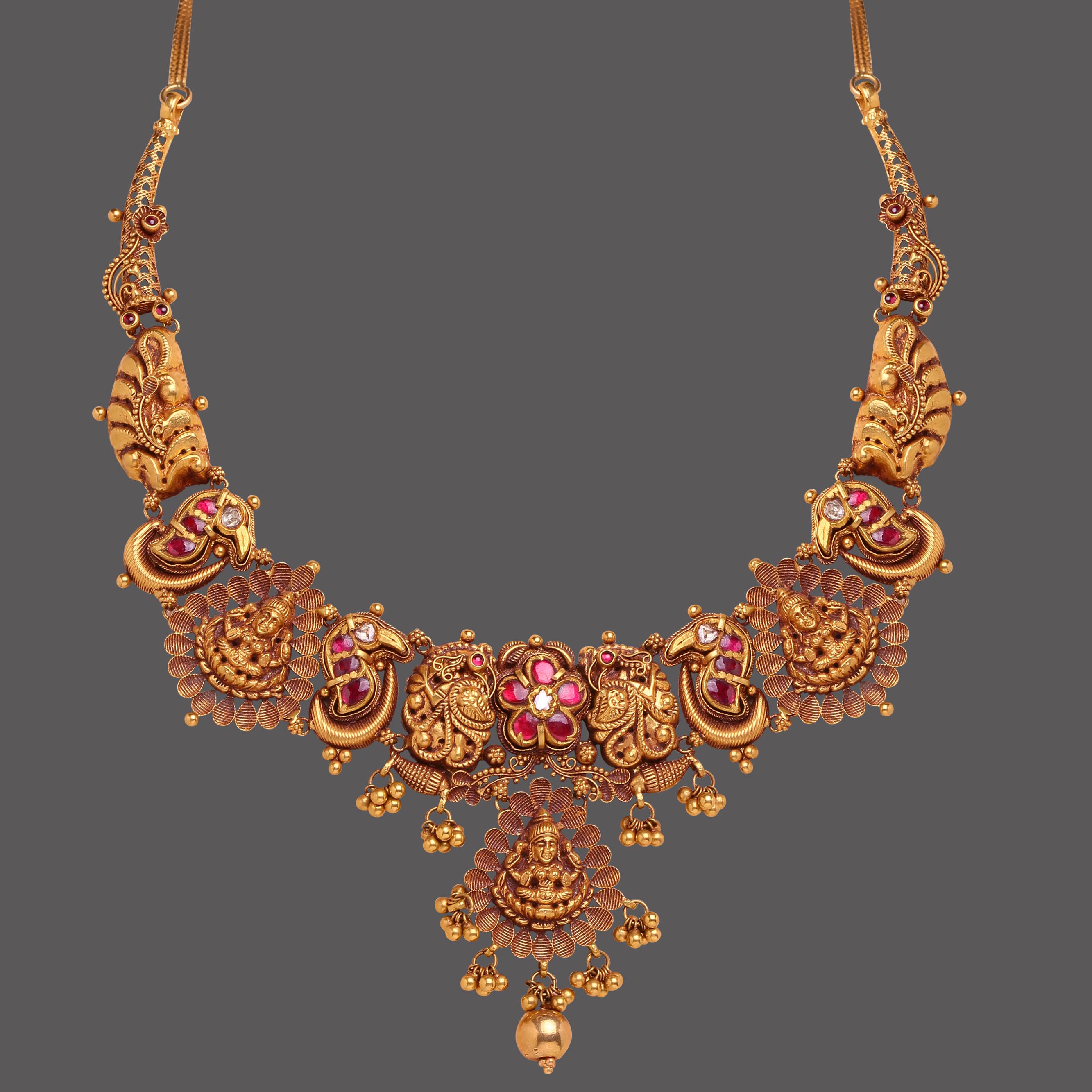Nakshi Work Gold Necklace Nakshi Work Gold Necklace