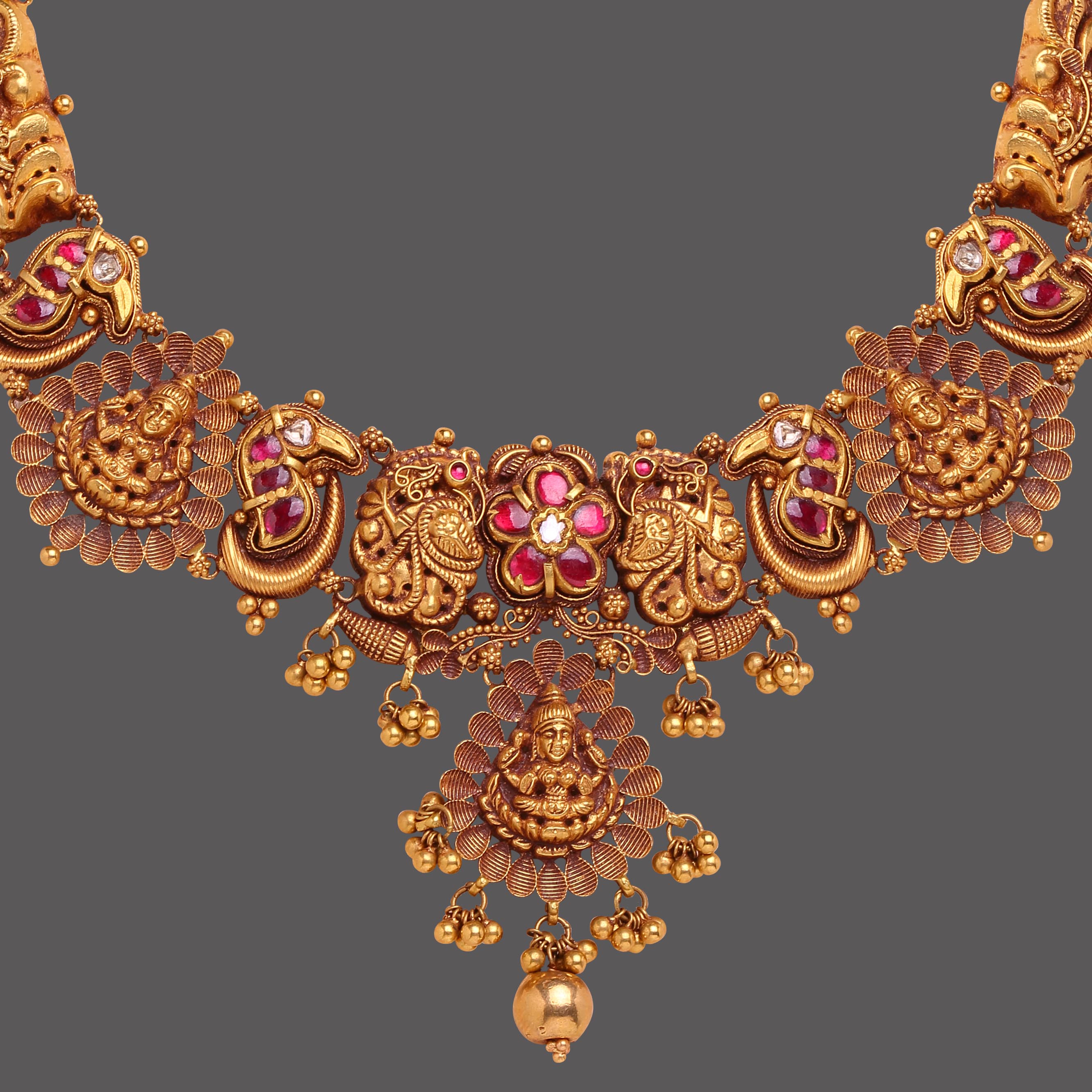 Nakshi Work Gold Necklace Nakshi Work Gold Necklace