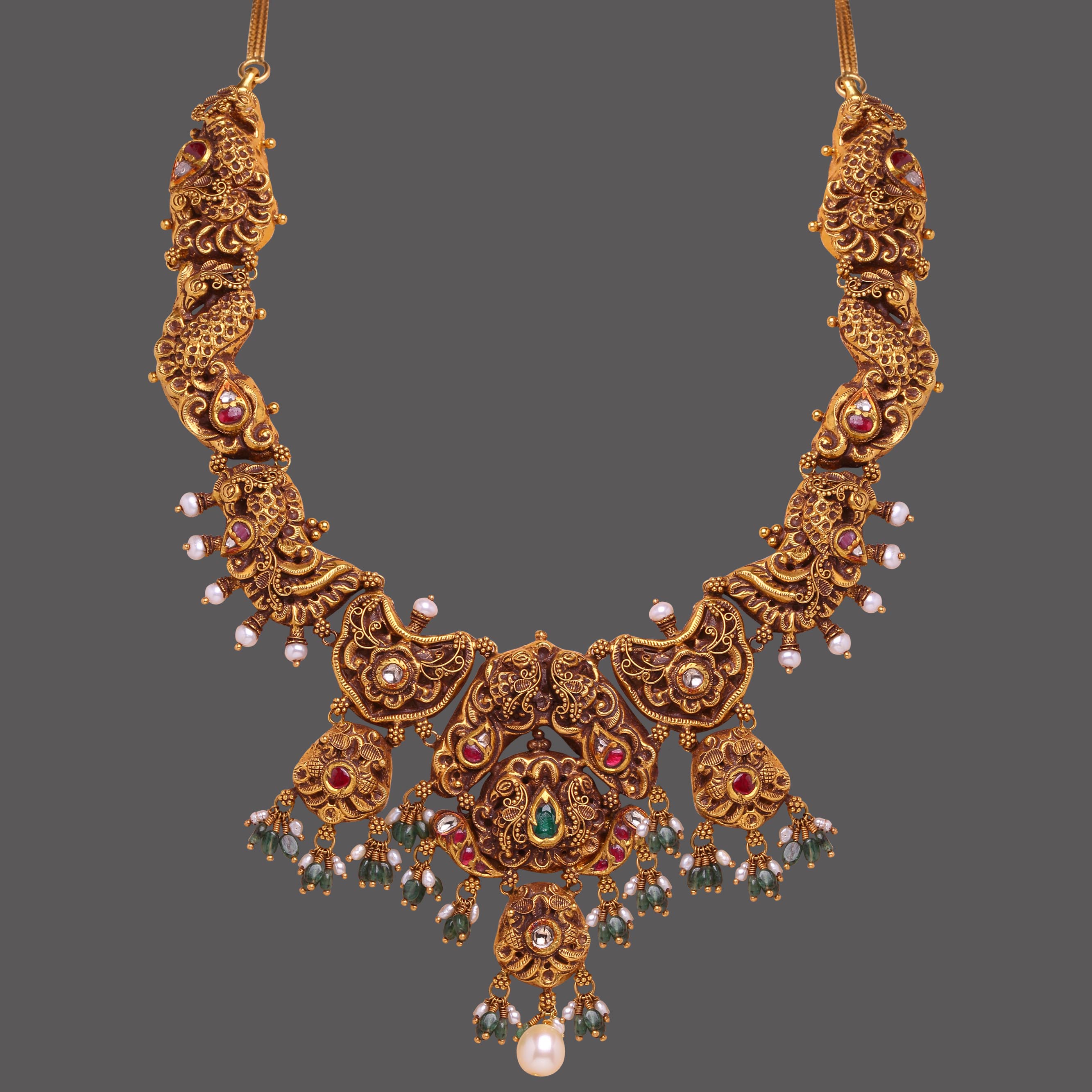 Ruby Studded Necklace Ruby Studded Necklace