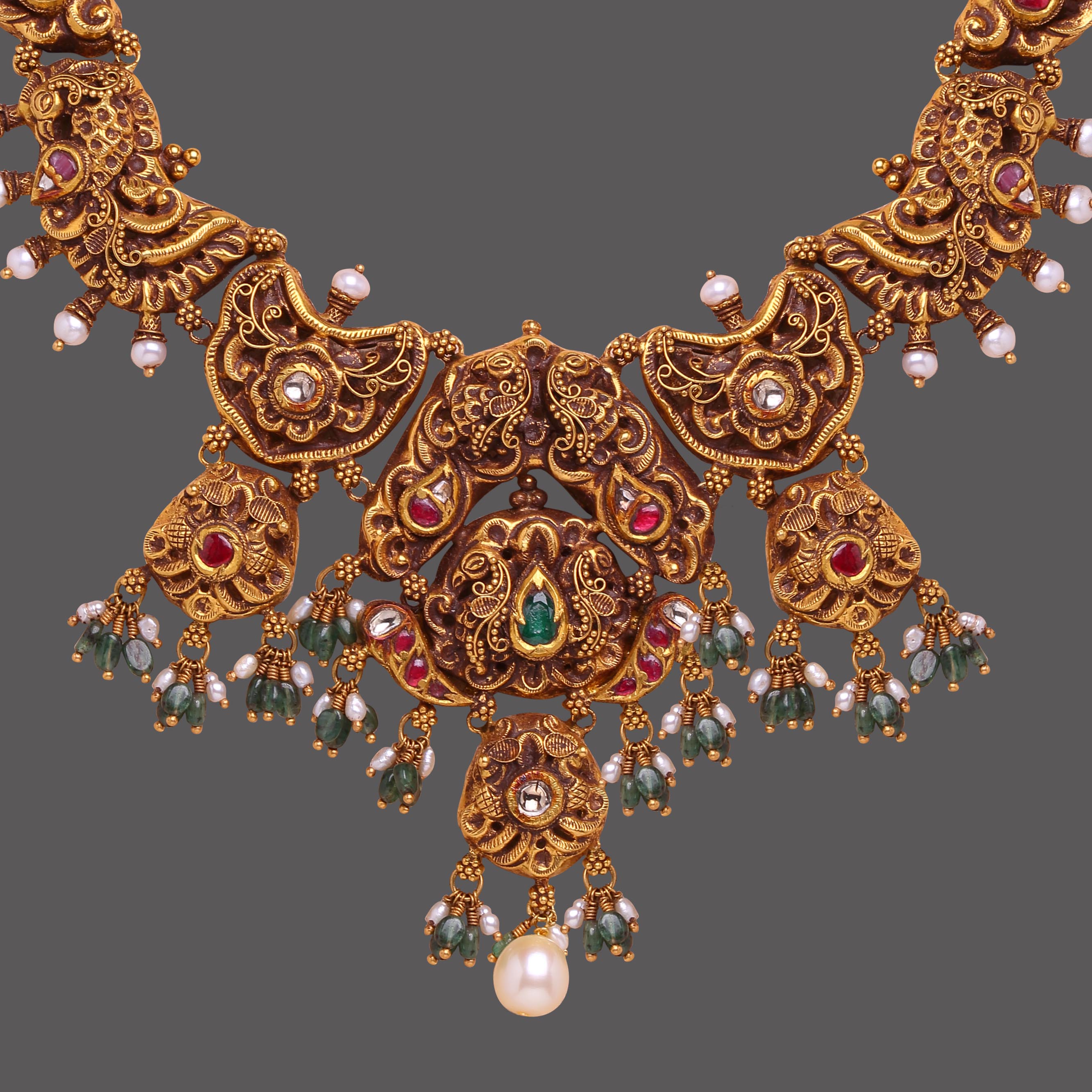 Ruby Studded Necklace Ruby Studded Necklace