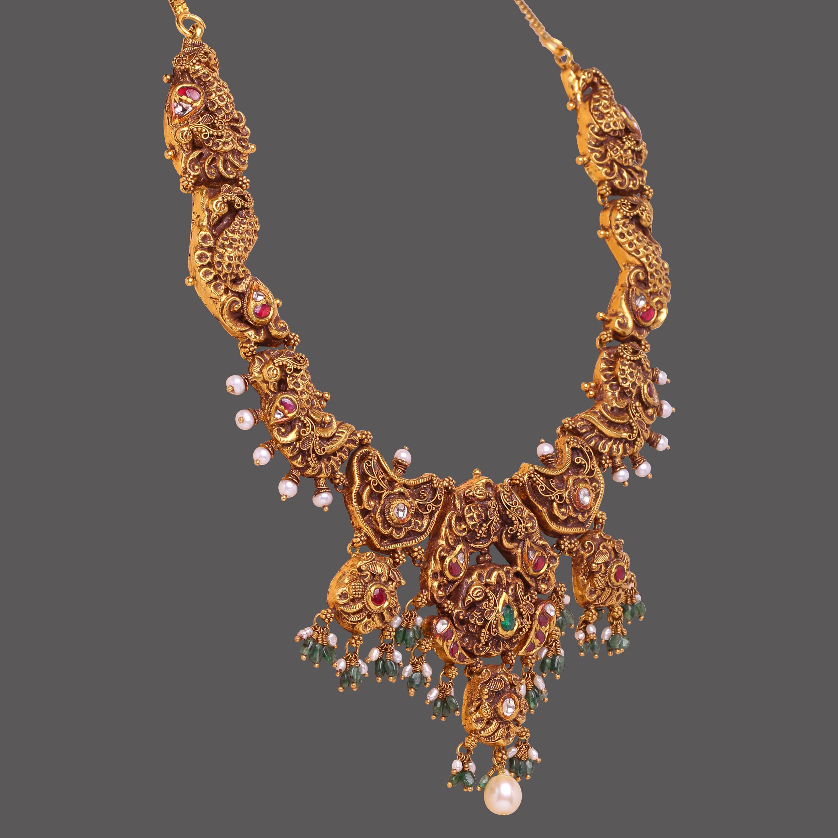 Ruby Studded Necklace Ruby Studded Necklace