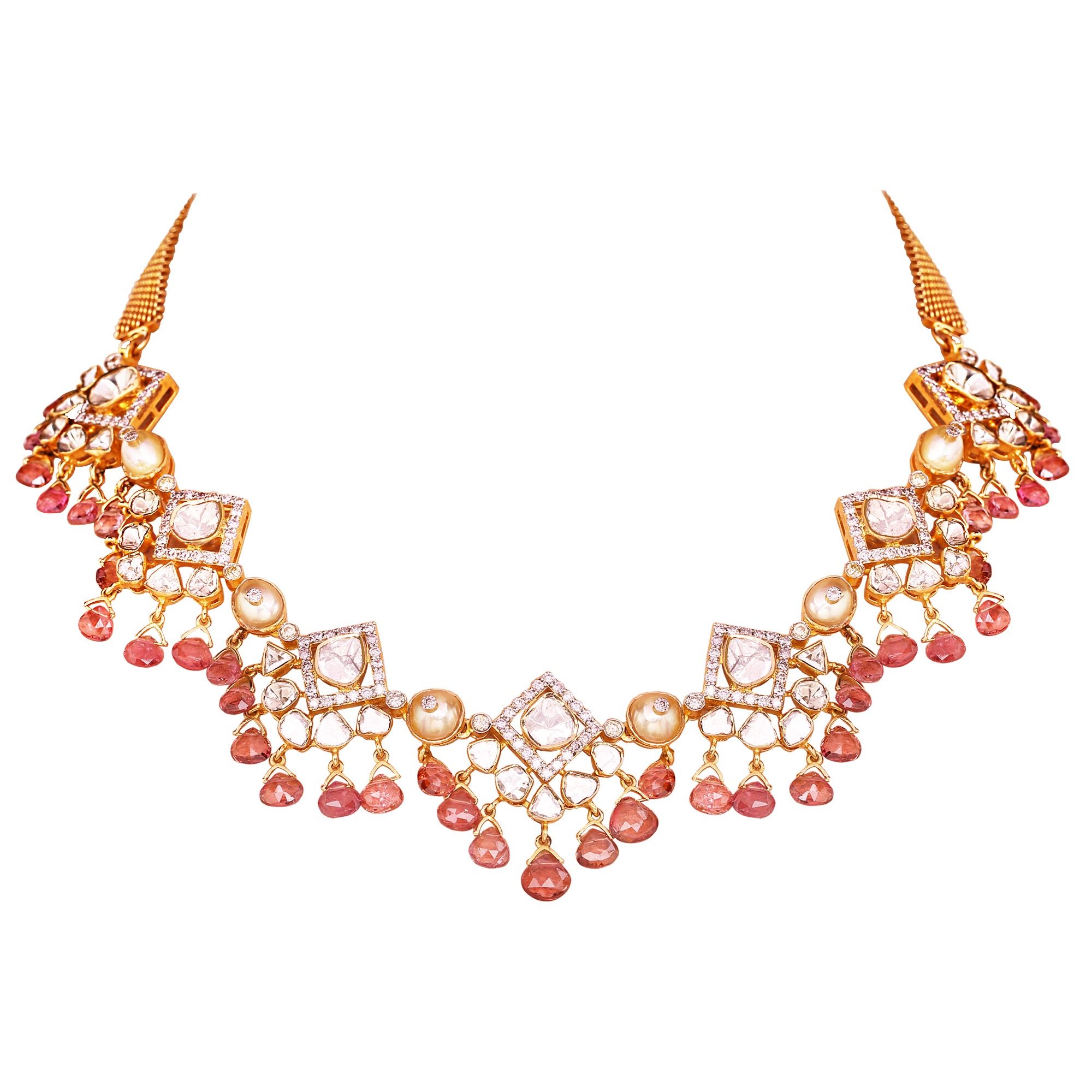 A Fusion of Elegance Polki Necklace A Fusion of Elegance Polki Necklace
