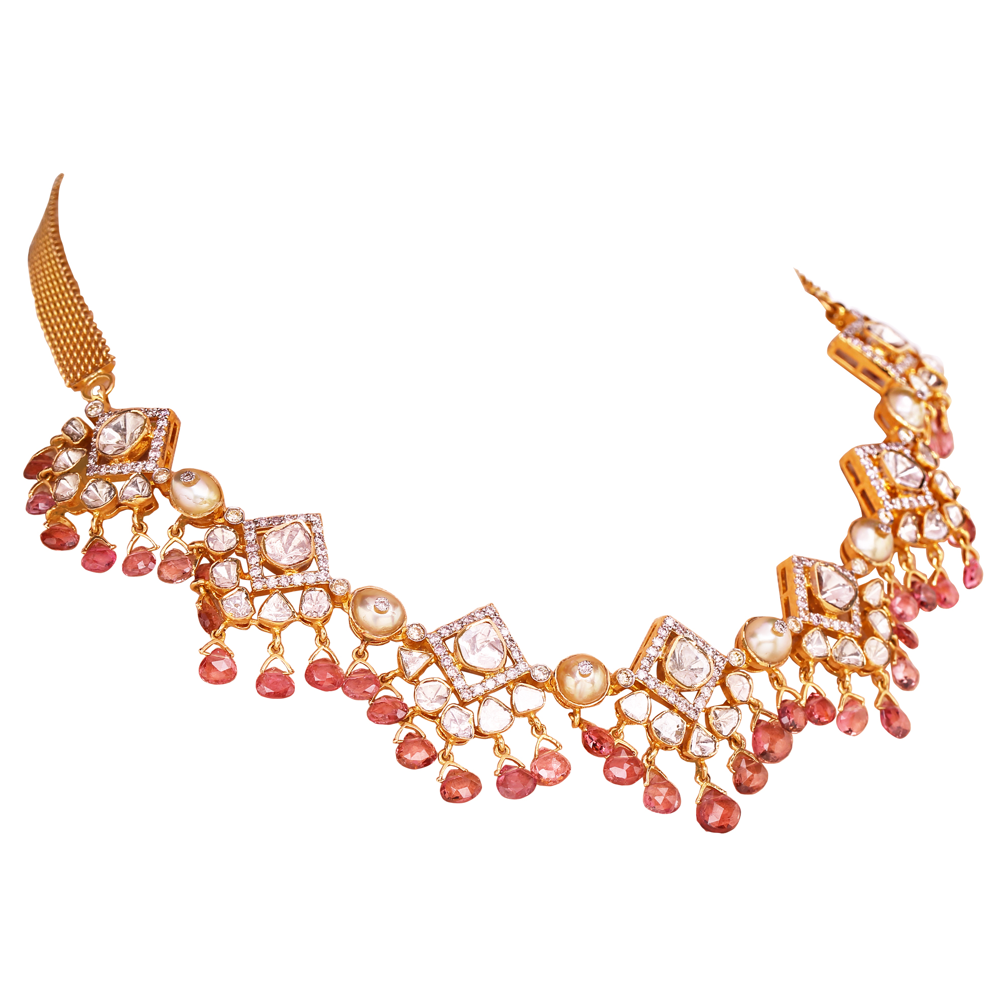 A Fusion of Elegance Polki Necklace A Fusion of Elegance Polki Necklace