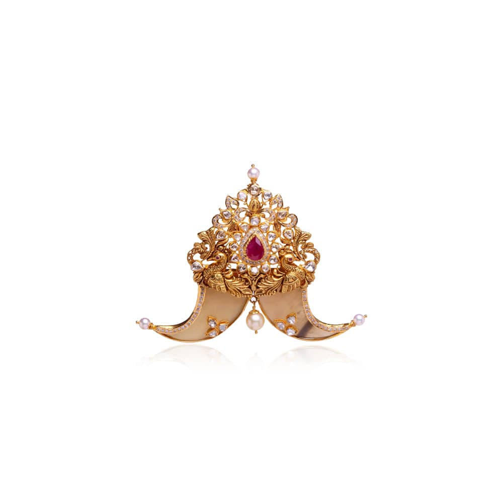 Traditional Peacock Puligoru Pendant Traditional Peacock Puligoru Pendant