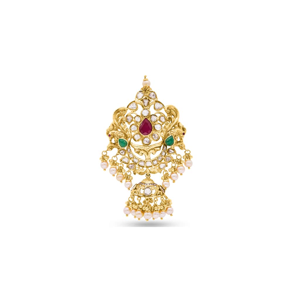 Jhumki Dangled Uncut Pendant Jhumki Dangled Uncut Pendant