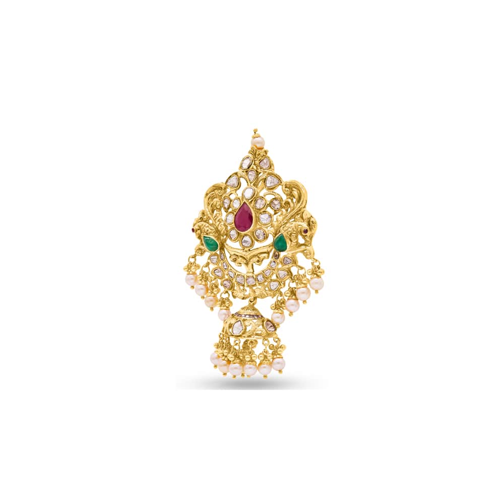 Jhumki Dangled Uncut Pendant Jhumki Dangled Uncut Pendant