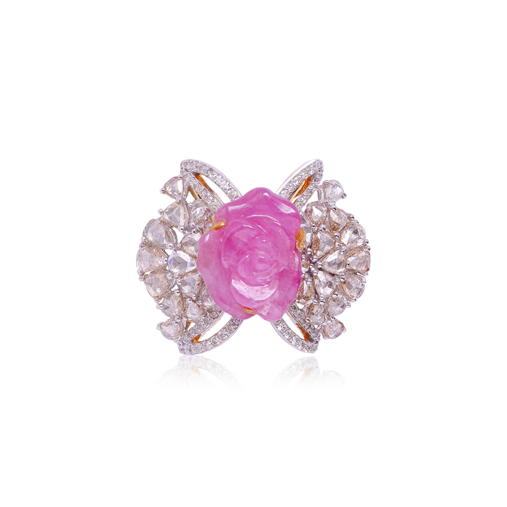 Carved Rose Cocktail Ring Carved Rose Cocktail Ring
