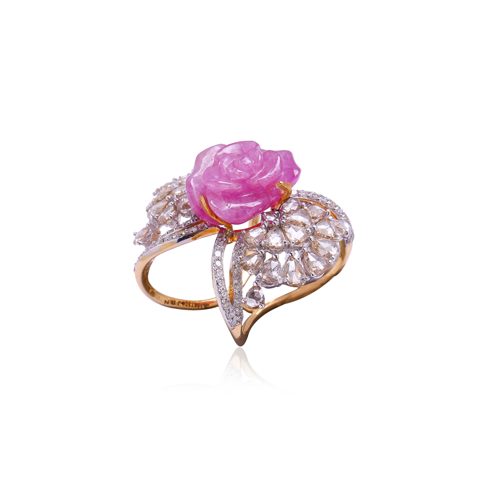 Carved Rose Cocktail Ring Carved Rose Cocktail Ring