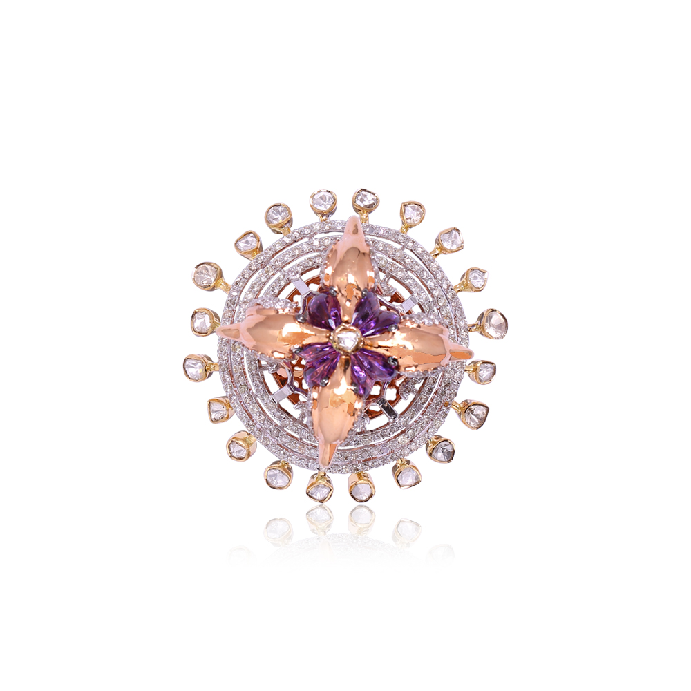 Amethyst Dolphin Ring Amethyst Dolphin Ring