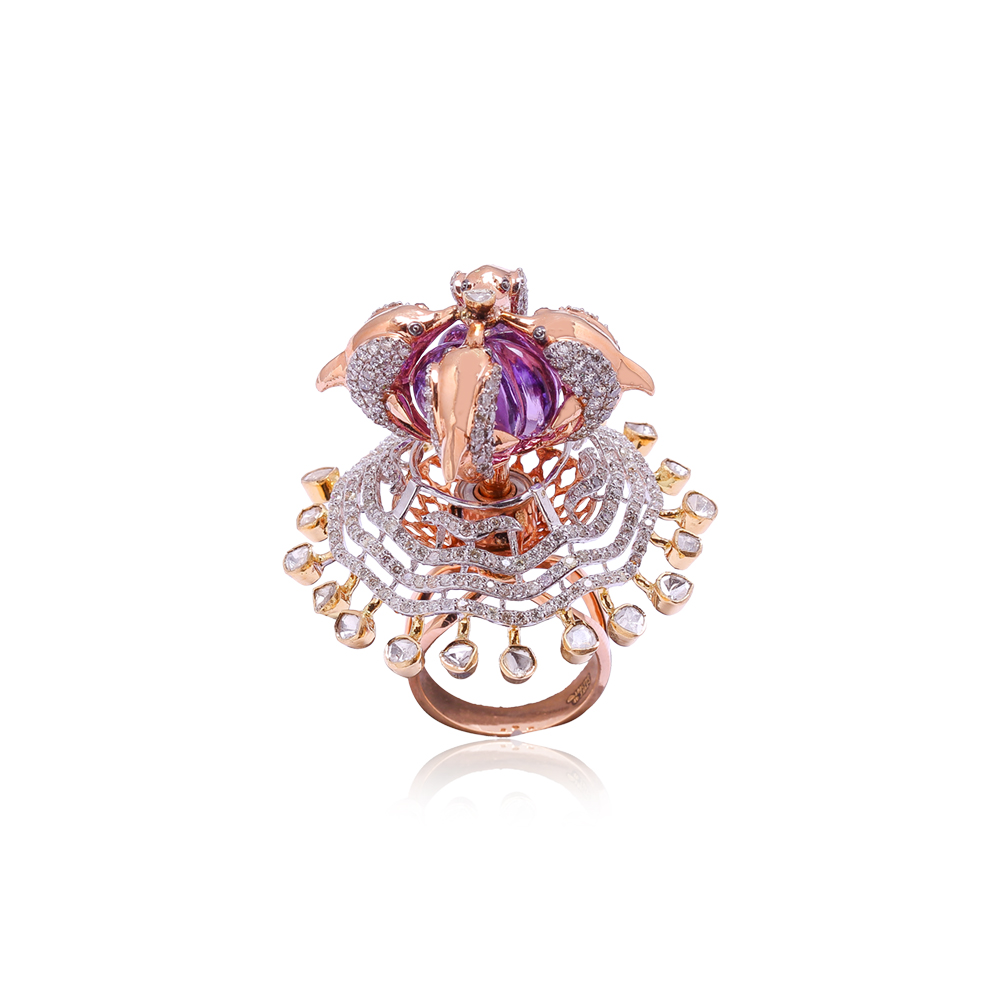 Amethyst Dolphin Ring Amethyst Dolphin Ring