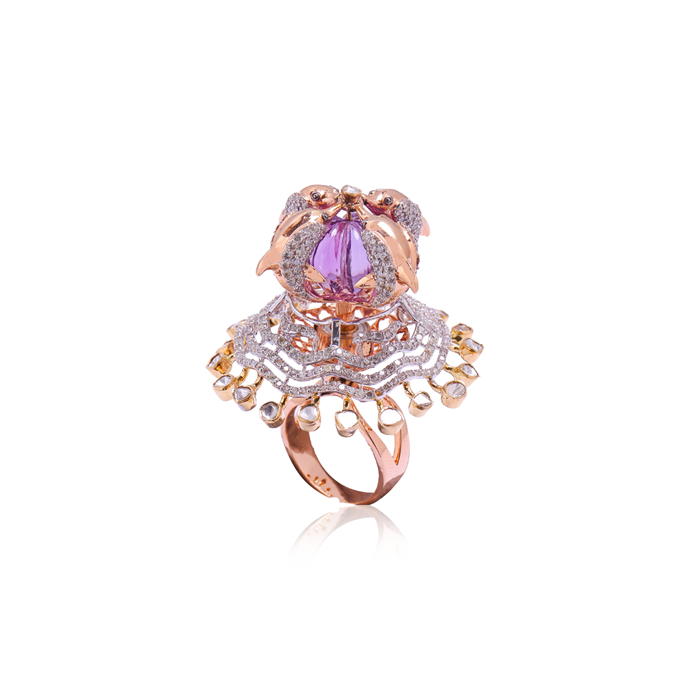Amethyst Dolphin Ring Amethyst Dolphin Ring