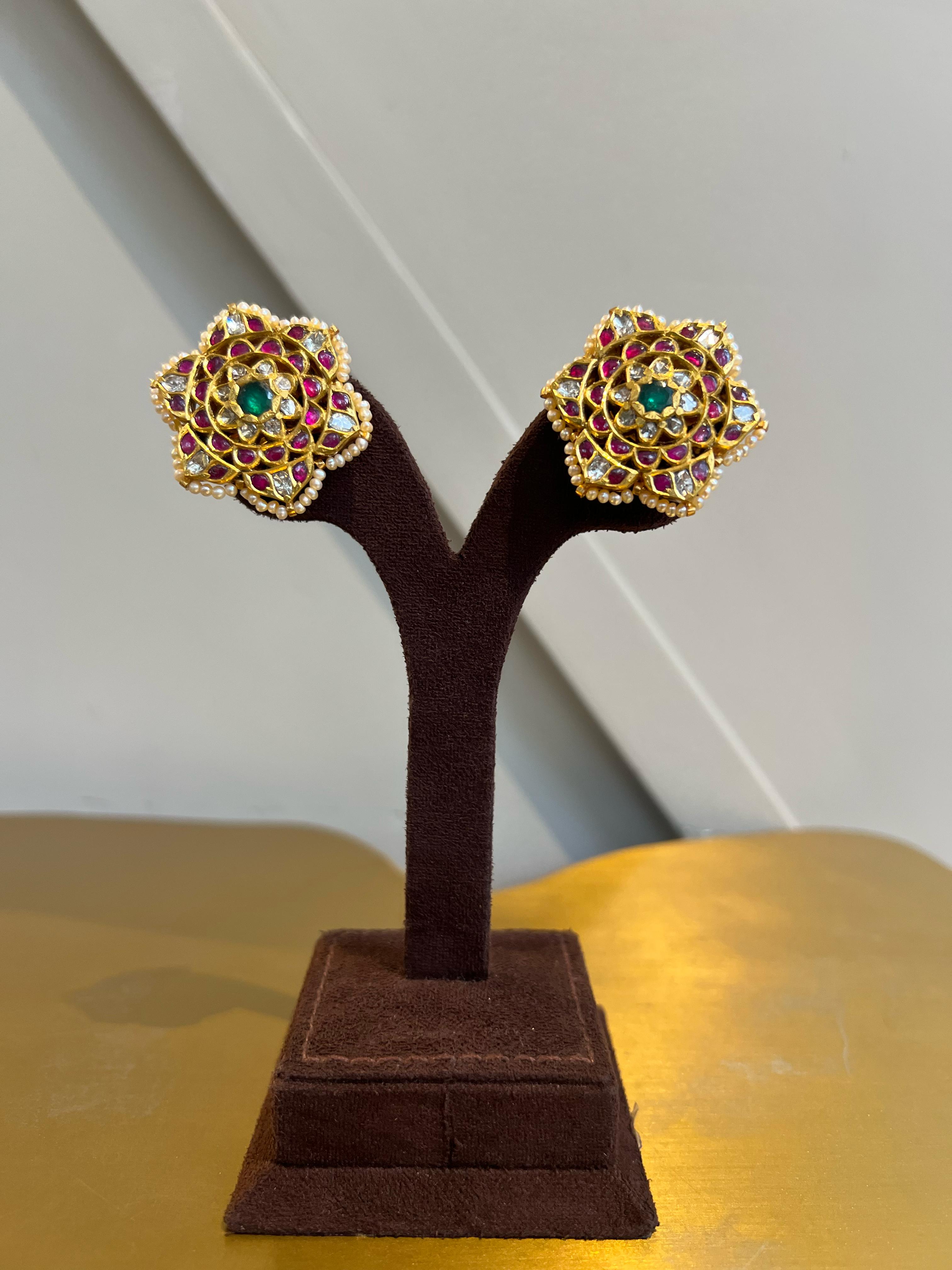 Traditional Evergreen Kundan Tops