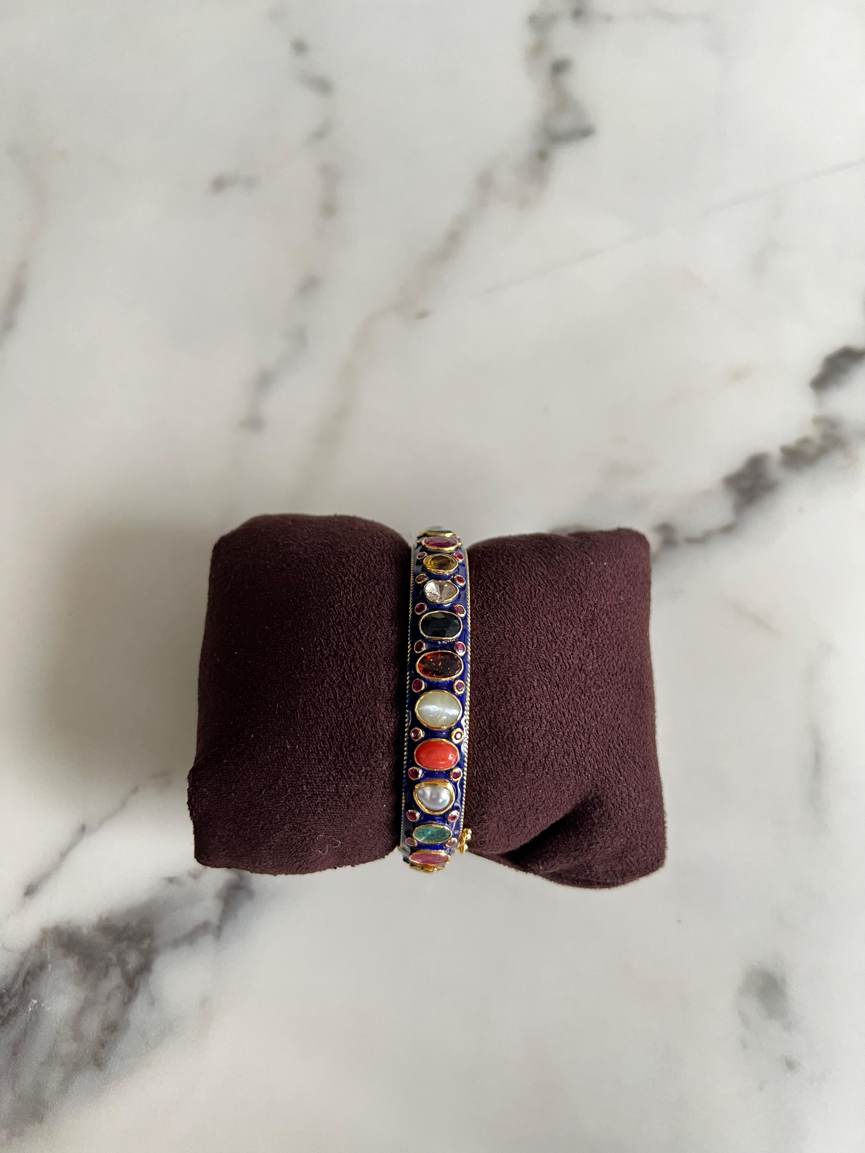 Navaratan Polki Kada