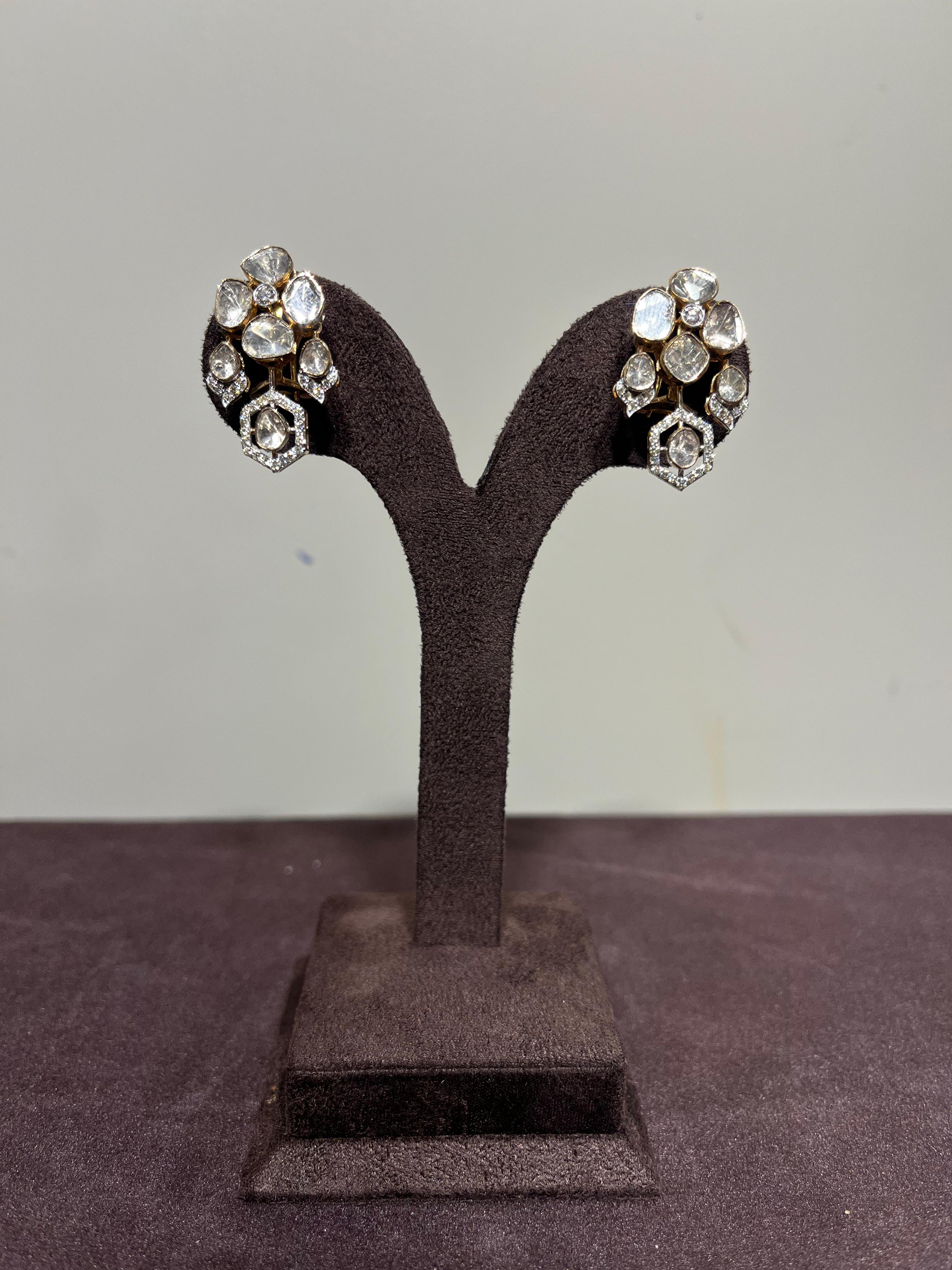 Classic Polki Earrings