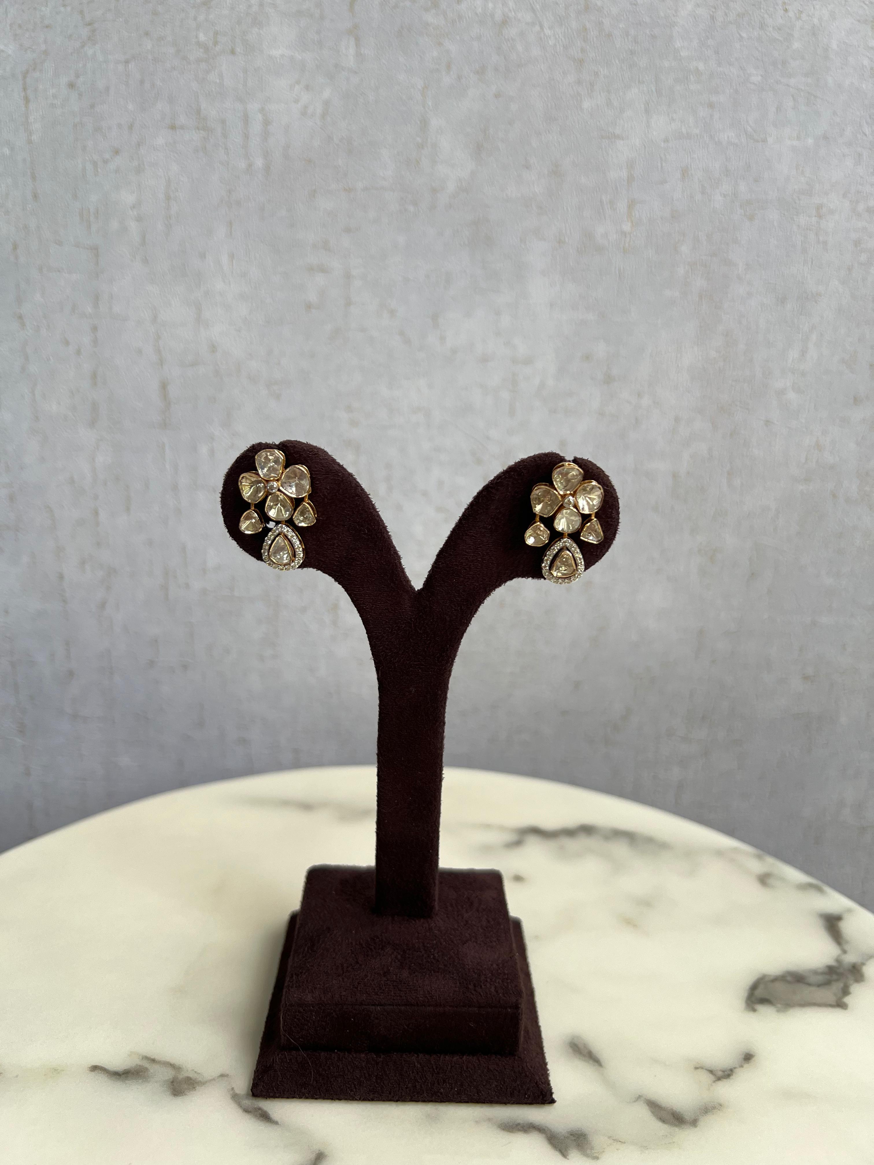 Dazzling Polki Earrings