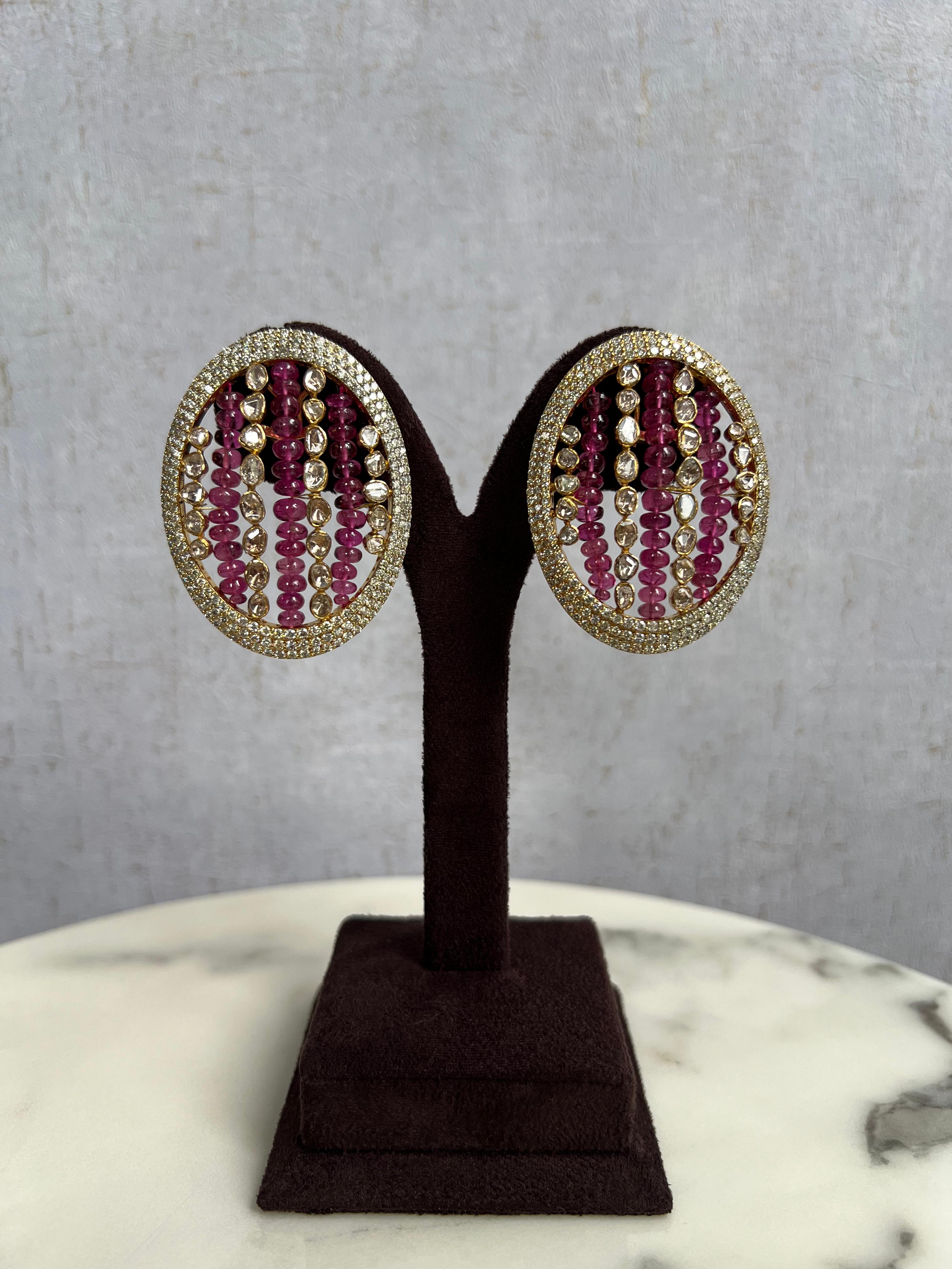 Statement Cocktail Studded with Tourmaline Beads